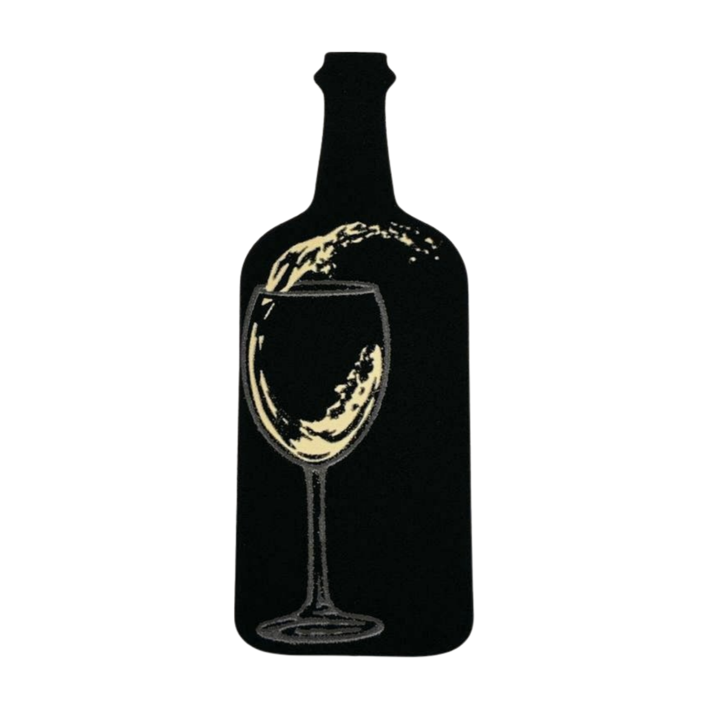 Wine Bottle and Wine Glass Soft Foam Heat Transfer Vinyl