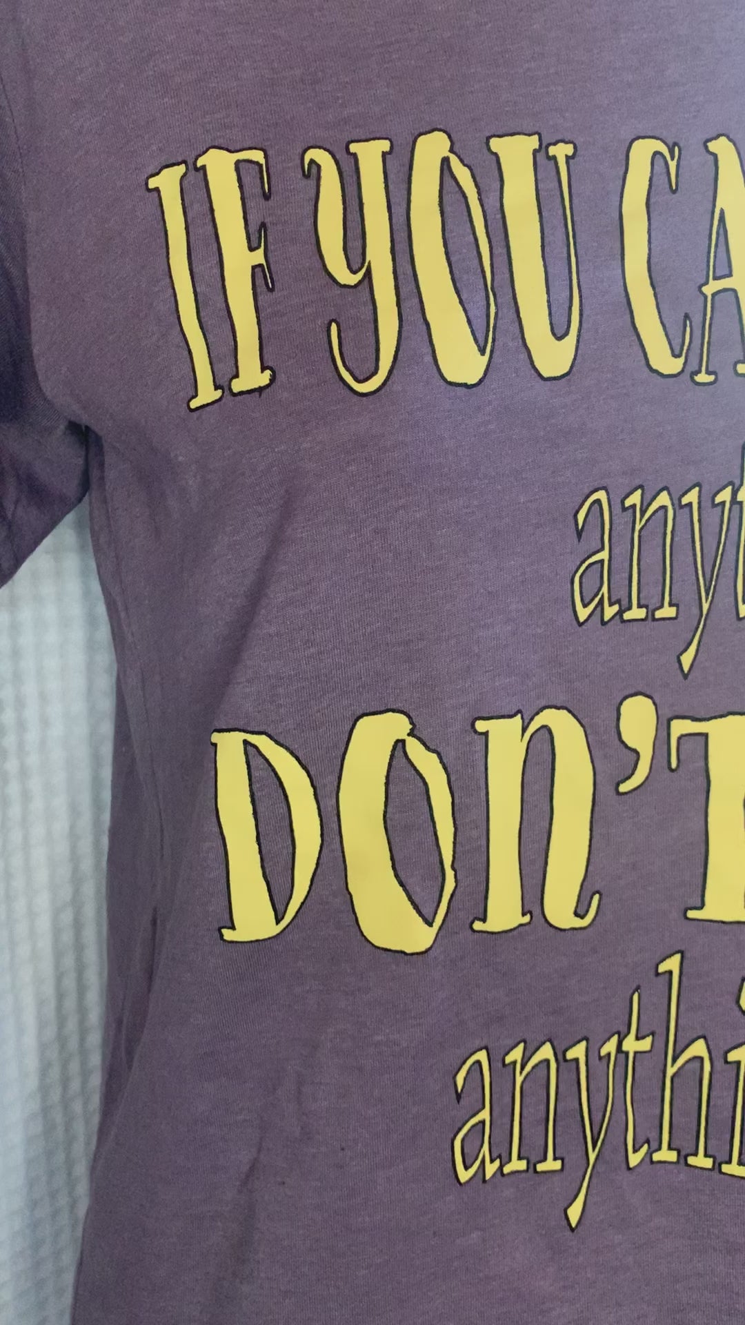 If You Can't Say Anything Nice Graphic T-shirt