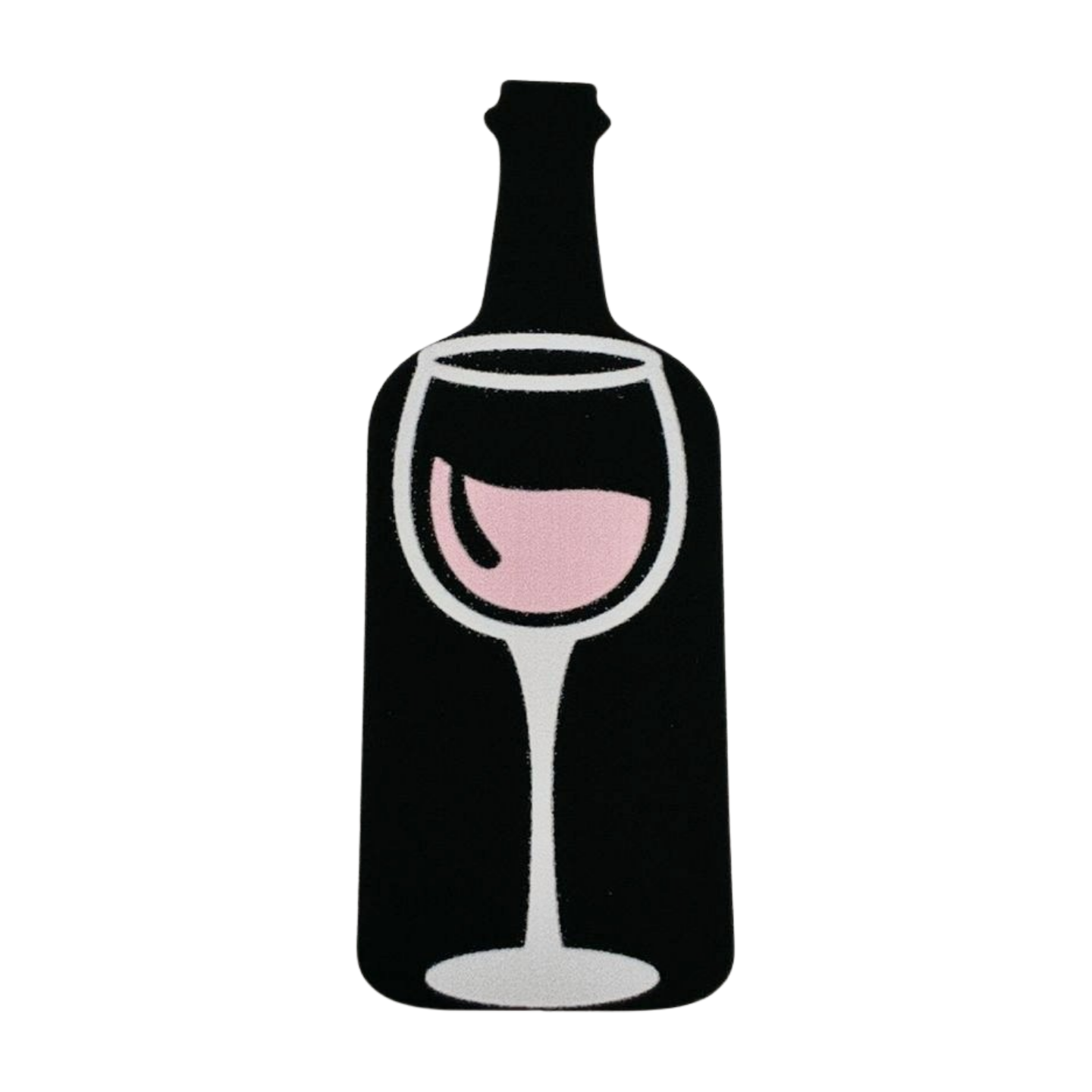 Wine Bottle and Wine Glass Soft Foam Heat Transfer Vinyl