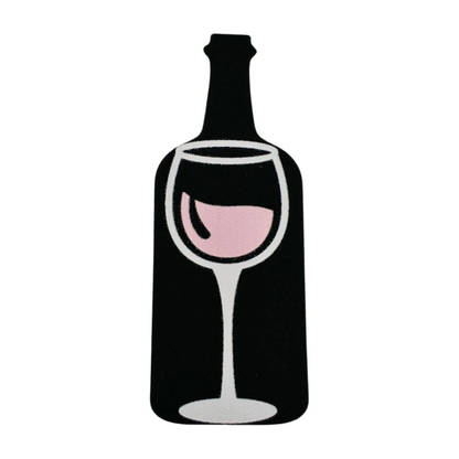 Wine Bottle and Wine Glass Soft Foam Heat Transfer Vinyl