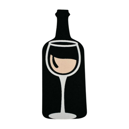 Wine Bottle and Wine Glass Soft Foam Heat Transfer Vinyl