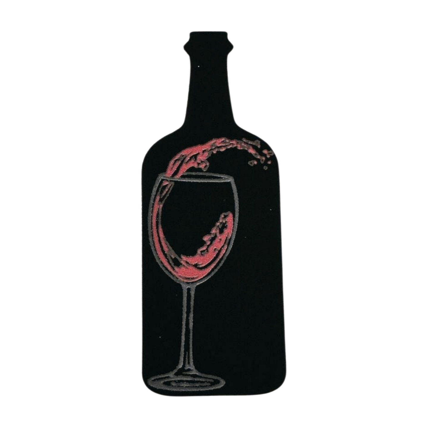 Wine Bottle and Wine Glass Soft Foam Heat Transfer Vinyl