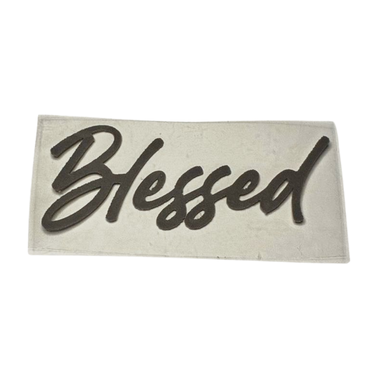"Blessed" Soft Foam Heat Transfer Vinyl