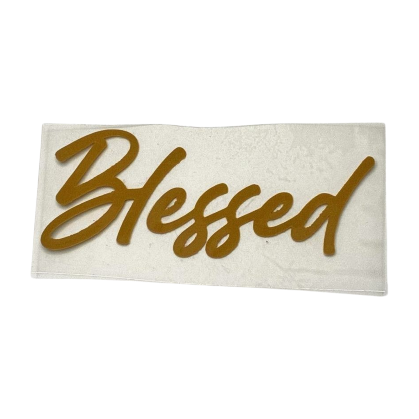 "Blessed" Soft Foam Heat Transfer Vinyl