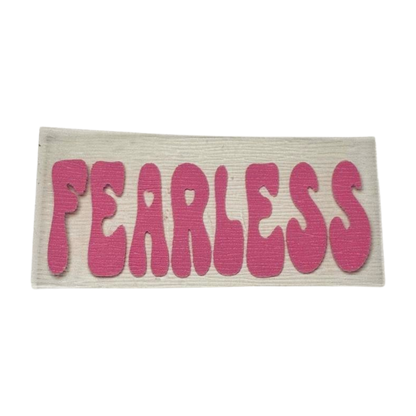 "Fearless" Soft Foam Heat Transfer Vinyl