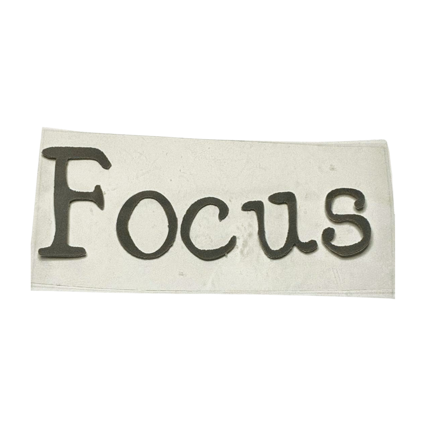 "Focus" Soft Foam Heat Transfer Vinyl