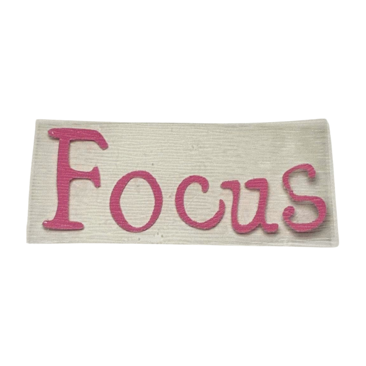 "Focus" Soft Foam Heat Transfer Vinyl