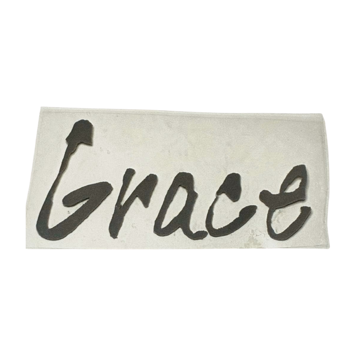 "Grace" Gray Soft Foam Heat Transfer Vinyl