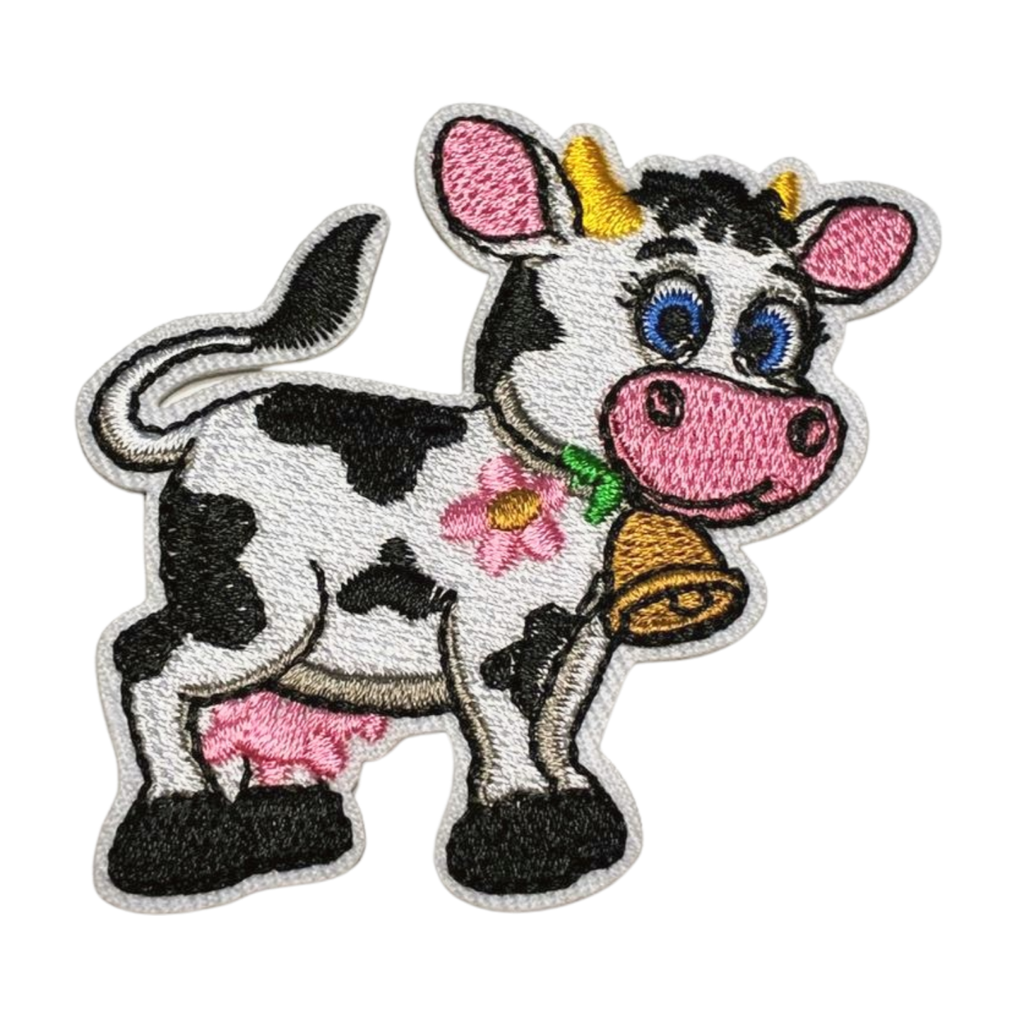 Holstein Cow with Colored Bell