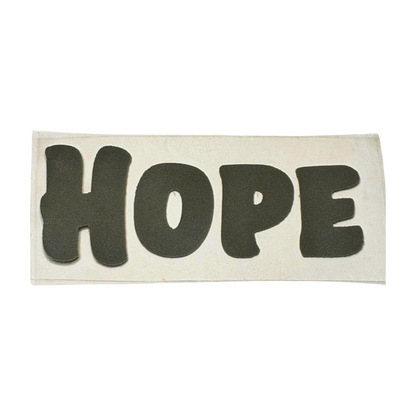 "Hope" Soft Foam Heat Transfer Vinyl