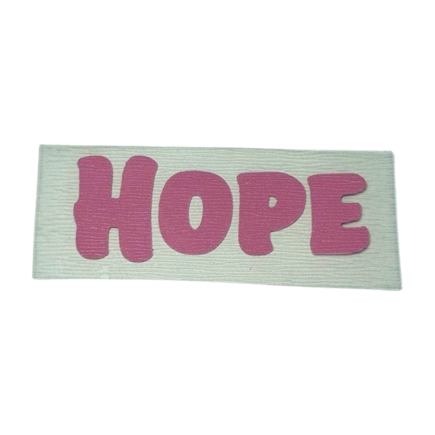 "Hope" Soft Foam Heat Transfer Vinyl