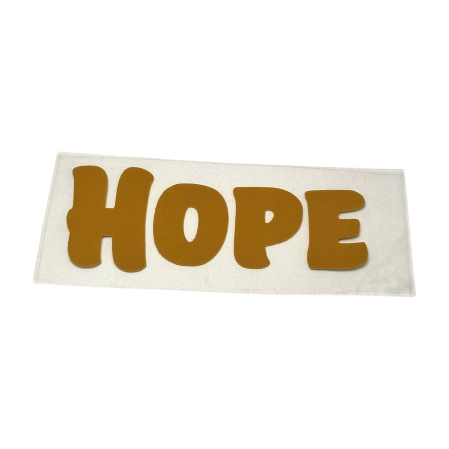 "Hope" Soft Foam Heat Transfer Vinyl
