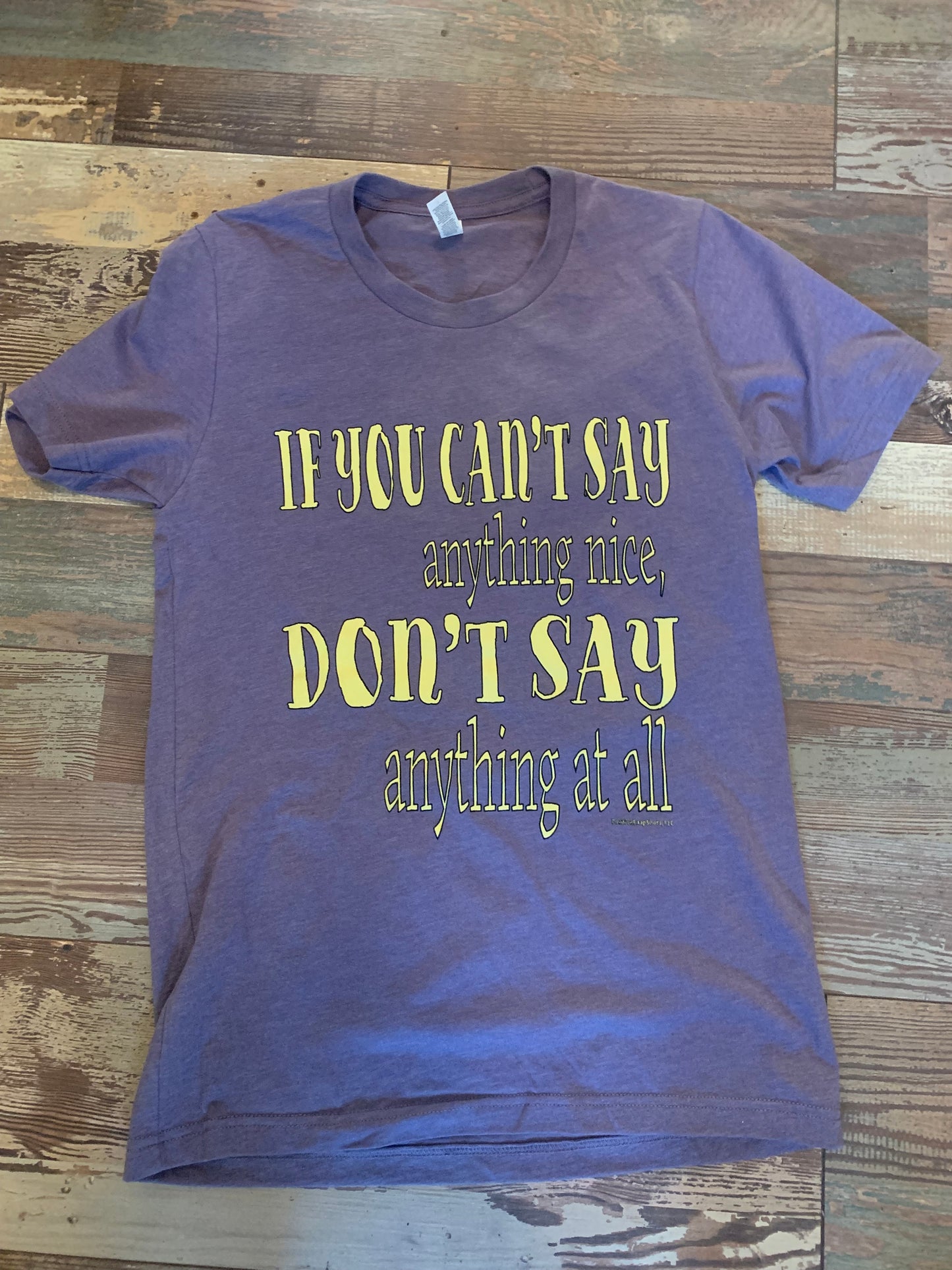 If You Can't Say Anything Nice Graphic T-shirt