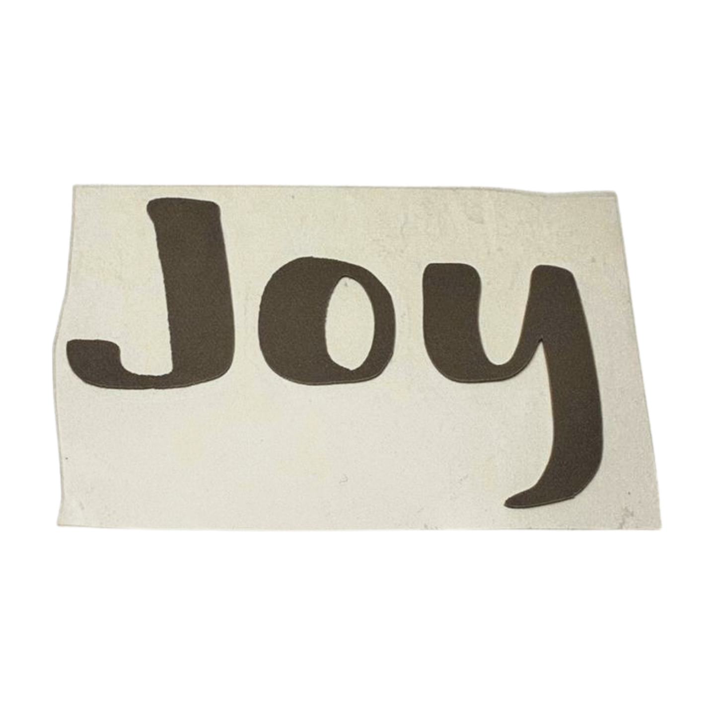 "Joy" Soft Foam Heat Transfer Vinyl