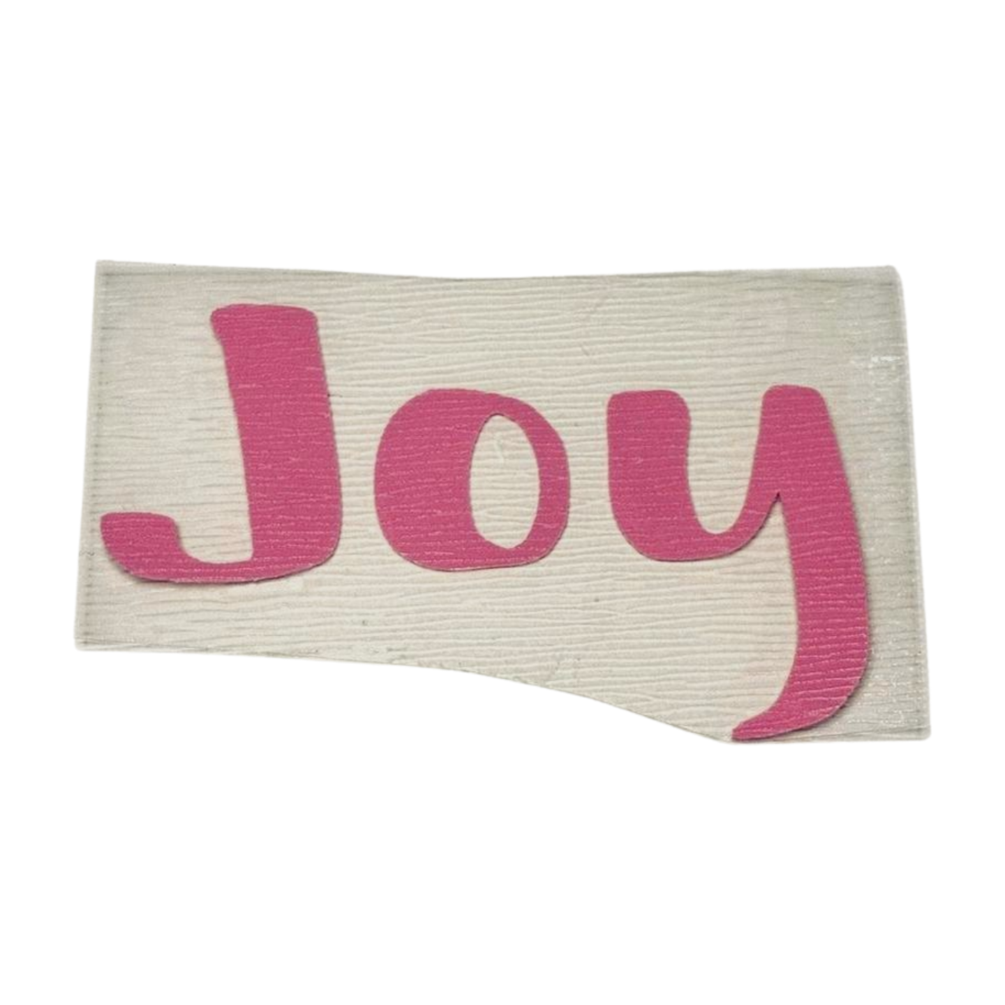 "Joy" Soft Foam Heat Transfer Vinyl