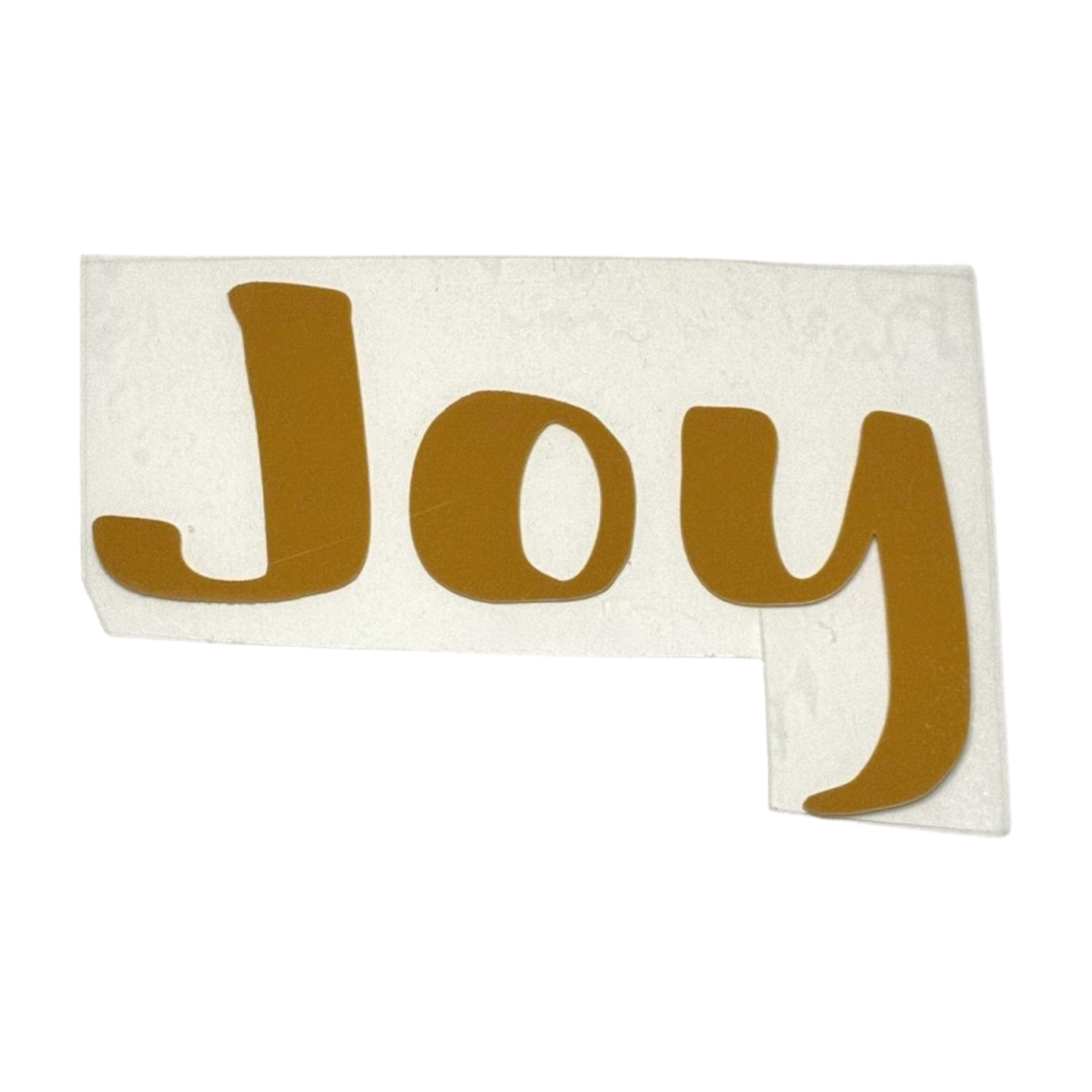 "Joy" Soft Foam Heat Transfer Vinyl