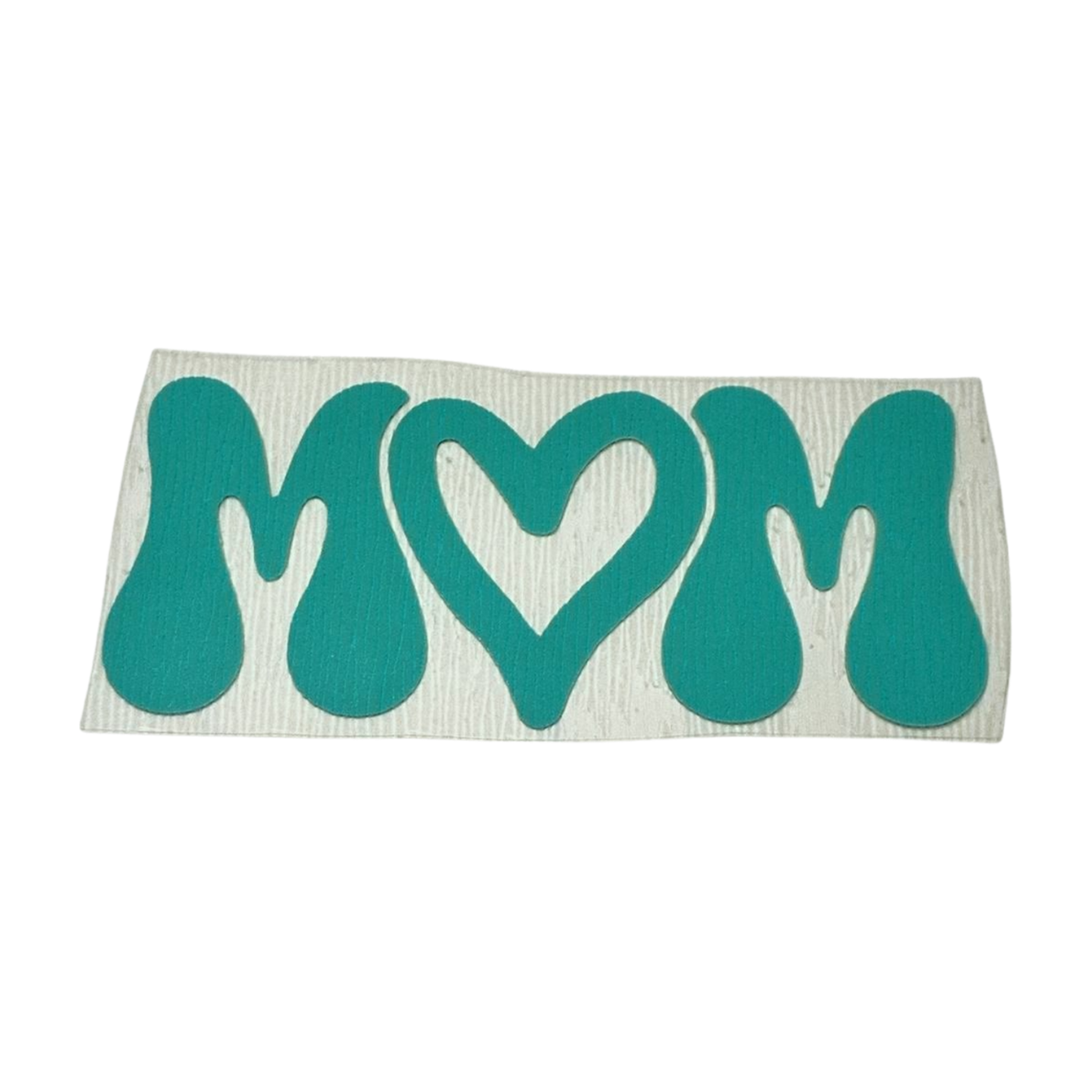 Mom with Thick Heart Textured Heat Transfer Vinyl