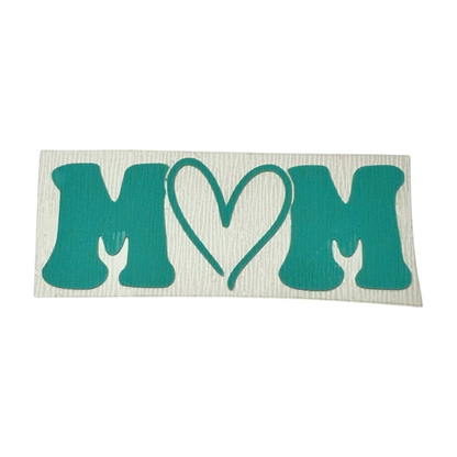 Mom with Thin Heart Textured Heat Transfer Vinyl