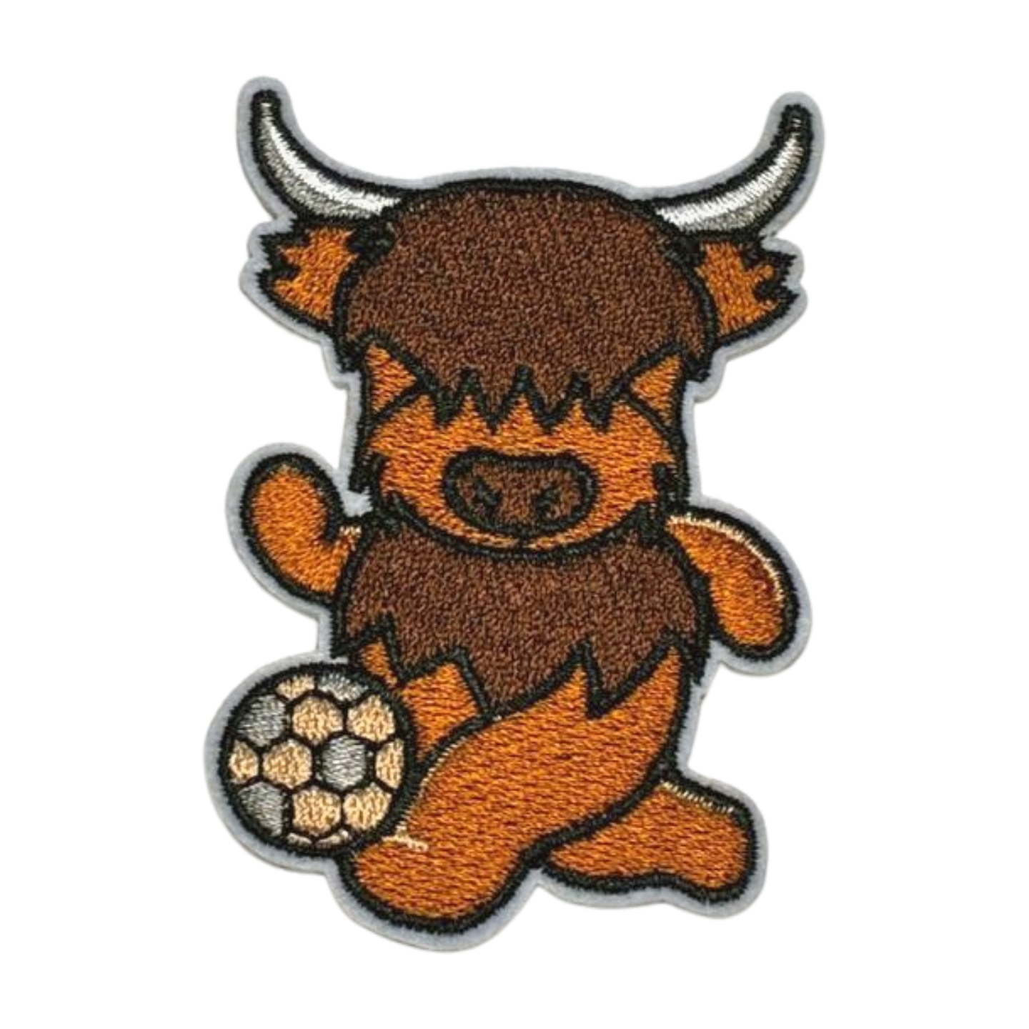 Soccer Highland Cow
