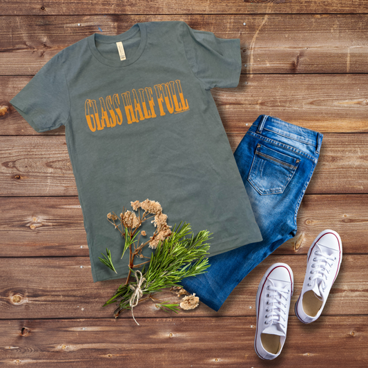 Glass Half Full Graphic T-shirt